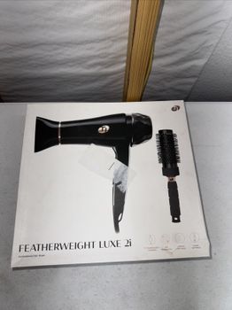 T3 Featherweight Luxe 2i Professional Hair Dryer Black with Rose Gold