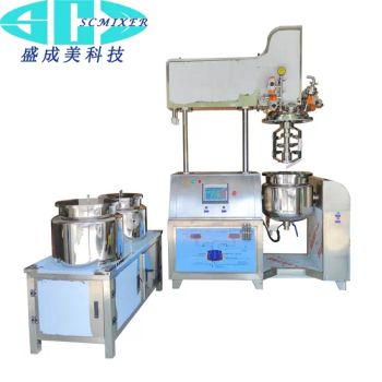 Scmixer New Automatic Vacuum Homogenizing Emulsifier Machine Cosmetics Production Cake Gel Emulsifier Maker Chemical Machinery Equipment - Guangzhou Scmixer Machinery Technology Co., Ltd. - China