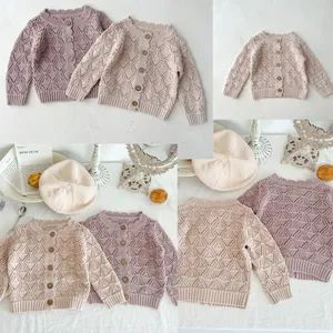 China Supplier Guangzhou Factory Wholesale Bulk Hot Popular Hollow out Knitted Cardigan Children Wear Little Girls Apparel Kids Baby Sweaters - Dongguan Tomorrow Fashion Co., Limited - China
