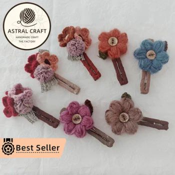 Handmade Finished Fashion Party 3D Floral Flowers New Jacket Embroidery Brooch Pin - Shantou Tianshangxing Crafts Processing Factory - China