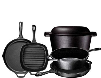 Cast Iron Pots Pans Double Skillet Outdoor Camping Cookware Dutch Oven - GOOD SELLER CO., LTD - China
