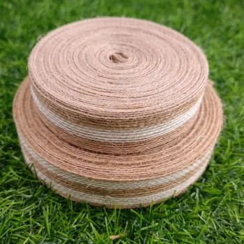 Wholesale of New Colored Jute Ribbon High-Quality Fabrics Material Jute Model NO. 1955 Usage1 Clothing HS Code 58064010 Suitable for Owner - Weifang Huahe Hengtai Weaving Co., Ltd. - China