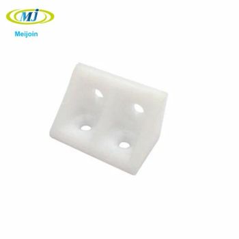 White Plastic Right Angle Bracket L Brackets - Dongguan Meijoin Plastic Products Co., Ltd. - China