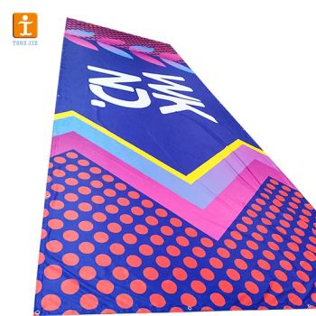 Outdoor Flying Flag Mesh Fence Fabric Banner for Advertising - Shanghai Tongjie Printing Production Co., Ltd. - China