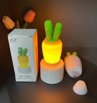Tuodi Rechargeable LED Sensor Night Light Cute Retro Cozy Anime Carrot Lamp ABS Accessories for Baby Kids' Home Decor Desk Gifts - Shenzhen Tuodi Electronics Co., Ltd - China