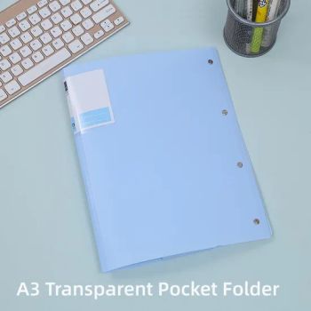 A3 PP File Folders with 20-Pocket A3 Sheet Presentation Interstitial Filing Folders Organizer, Multiple Pages File Organizer, File Folders - Qingdao Lincoler Trade Co., LTD. - China