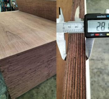 28mm plywood floor and container flooring Material Full kruing hardwood Ingredients Face back and core: Kruing - senusha (PT Frama dagang bersama) - Indonesia