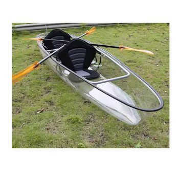 Transparent Kayak with Crystal Clear Bottom 2 Ergonomic Seats 11 Foot Lightweight Frame 2 Person Capacity Fishing Touring Kayak - Starmark Company Limited - Tanzania