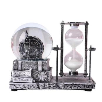 Creative Home Desktop Resin Gift Decoration Ferris Wheel Hourglass Music Box - Jinjiang Jiayi Supply Chain Management Co., Ltd. - China