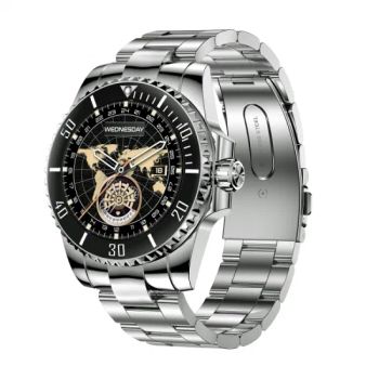Custom Logo Business Casual Smartwatch for Men Women Stainless Steel Luxury 5ATM IP68 Waterproof Smart Watches 2024 - Shenzhen Huiyixin Technology Co., Ltd - China