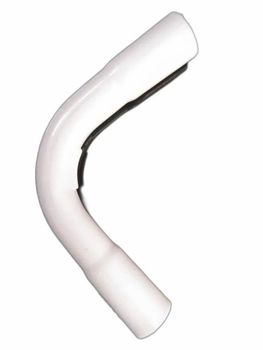 45 Degree Male White PVC Conduit Bend, Thickness: 2 mm Color White Material PVC Thickness 2 mm Connection Type Male Size/ Diameter - Shyam Enterprises - India