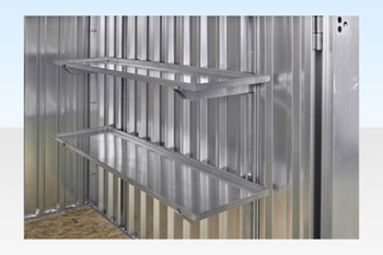 Flat Pack Containers / 3M X 2.1M Flat Pack Storage Container – Galvanised from senesie mfg llc Flat Pack Containers / 3M X 2.1M Flat Pack Storage Container – Galvanised - senesie mfg llc - United States
