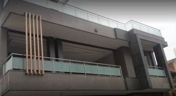 Bar Stainless Steel Balcony Glass Railings, For Home, Mounting Type: Floor - Agarwal Glass House - India