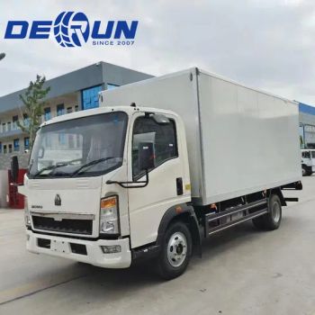 Sinotruk/HOWO 4X2 5 Ton Carrier Freezer Cooling Cargo Van Truck for Refrigerated Freezing Transport - SHANDONG DERUN VEHICLE CO., LTD - China