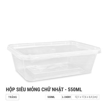 Food container Capacity 1000ml Pack Size 10 Pcs/pack Box Quantity 12 - CÔNG TY TNHH SẢN XUẤT THƯƠNG MẠI XNK TIẾN THÀNH - Vietnam