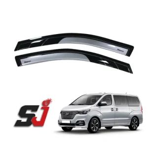 Best Selling Custom PMMA Black Side Door Visors Vent Shade Car Parts Auto Accessories Window Deflector Rain Guard Wind Sun Visor for 2018 Starex - Guangzhou SHENJIAN Car Accessories Co., Ltd. - China