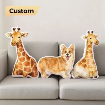 Wholesale Custom-Shaped Cartoon Pet Patterns Pillows Plush Gift Cushions - Nantong Longdu Home Textile Co., Ltd. - China