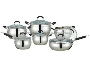 Manufacturer Household 12PCS Stainless Steel Kitchenware Pots and Pans with Handle - Jiangmen Ruida Metal Products Co., Ltd. - China