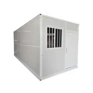 China Mobile Modular Prefabricated Home Foldable 20FT 40FT Modern Living 2 Bedroom Tiny Expandable Luxury Prefab Container House for Portable Toilet Camp Villa - Nanjing OKE International Storage Systems Co., Ltd. - China