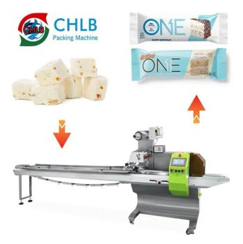 Multi-Function Horizontal Pillow Flow Packing Protein Energy Bars Chocolate Bar Packaging Machine - Foshan Chuanglibao Packaging Machinery Co., Ltd. - China