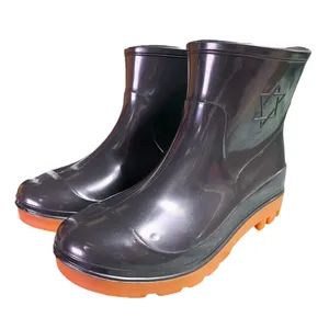 Low Top Black Rubber Steel Toe Waterproof Rain Boots for Man Age Adults Origin China Gender Unisex Trademark 247 Model NO. B13-13 - Guangzhou 247 International Co., Ltd. - China