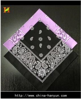 Printed Handkerchiefs 100% Cotton Hy-H-1001 - Shanghai Hanyun International Trade Co., Ltd. - China