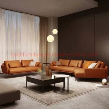 Zode L Shape Lounge 3 Seater Soft Corner Leather Living Room Sofa - Foshan Zode Furniture Co., Ltd. - China