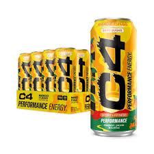 C4 PERFORMANCE MANGO FUEGO CN, 16OZ/12PK - A&A FOOD DISTRIBUTORS - United States
