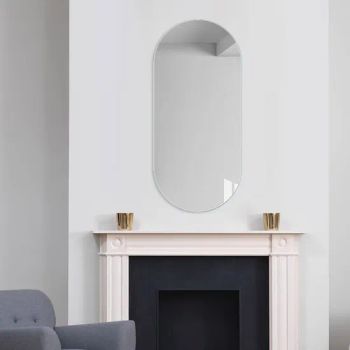 Smart Full Length Wall Mount Makeup Mirror for Home Decor Finish Silver Folded Unfolded Model NO. SGSY-2 HS Code 7009910000 - Shouguang Shuangyuan Glass Products Co., Ltd - China