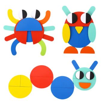 New Creative Games Wooden Jigsaw Shape Puzzle Aging 3+ Qty /CTN 12 Gender Unisex G.W. (Kgs) 5.2 Model NO. TF585 Material MDF - Ningbo Tooky Toy Co., Ltd. - China