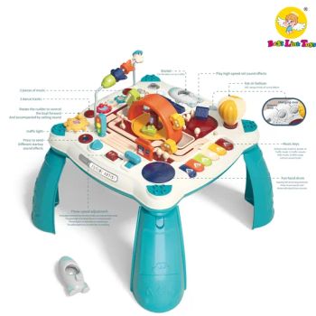 Wholesale Early Education Toy & Building Blocks 2 in 1 Multi-Function Music Game Table with Music and Lights for Kids - Best Link Toys Co., Ltd. - China