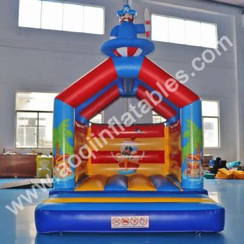 Pirate Custom Design Themed Trampoline Inflatables Bouncer Bouncying for Children (AQ02137-5) - Guangzhou Aoqi Inflatables Co., Ltd. - China