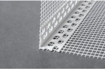 PVC Corner Bead with Mesh for Internal/External Wall Corner Shape Drywall 2.5m, 3m Length - Jiangxi HuaYuan New Material Co.,Ltd. - China