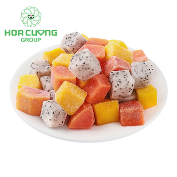 IQF Frozen Mixed fruits Shelf Life 24 Months Place of Origin Viet Nam Shape Whole, Half Cut, Cube Or Customer Request Freezing Process Fast Freezing Warehouse (-40°c) - HOA CUONG AGRICULTURAL JSC  - Vietnam