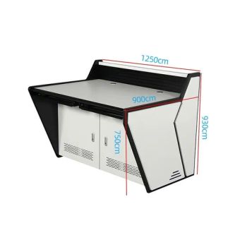 Galvanization Finishing Modern Design Steel Center Monitoring Control Room Console - Hangzhou Biaoma Electrical Appliance Co., Ltd - China