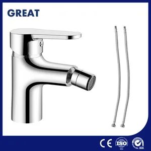 Great Antique Bidet Faucets Suppliers OEM Customized Bidet Faucet with Hose Gl6407A64 Chrome Single Lever Bidet Faucet Horizontal Horizontal Spray Bidet Faucet - Ningbo Great Manufacture & Trading Co., Ltd. - China