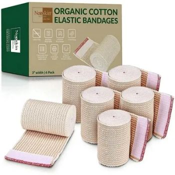 Disposable Medical Hospital Gauze Supply Skin Color High Elastic Roll Cotton Crepe Bandage - Beijing Chemeebio Pharma-Tech Co., Ltd. - China