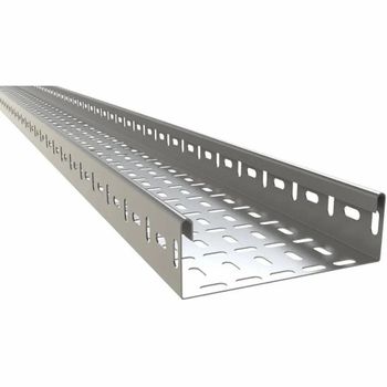 Perforated Cable Tray Accessories Type Perforated Material Galvanized Iron Ventilation Feature Evenly Spaced Holes Accessories Included Support, Modification, And Protection - Build Tech Supports - India