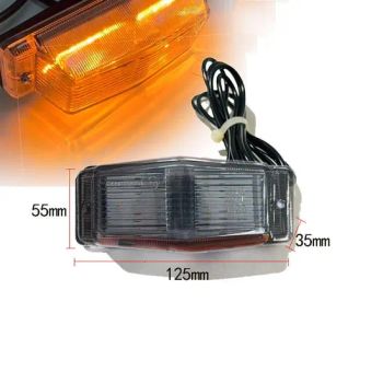 1X Dual Color Customized LED Side Marker Light with Smoke Clear Lens New Condition Amber White for Volvo Scania Benz 24V Truck - T-Bull Electronics Co., Limited - China