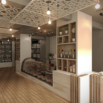 Design Custom LED Lighted Warm Bakery Display Counter Bread Shelves Showcases - Guangzhou Brutalist Store Display Products Co., Ltd. - China