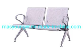 Public Furniture 2 Seats Metal Waiting Bench and Chair Origin China Condition New HS Code 940310 Folded Unfolded Color silver - Luoyang Mas Younger Export and Import Company (Ltd.) - China