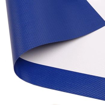 PVC Tarpaulin Classic Stripes Awning Fabric in Blue and White - HAINING UNEED INDUSTRIAL MATERIAL CO., LTD. - China
