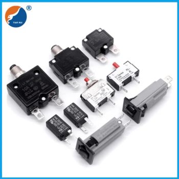 Electronic Thermal Switch AC/DC Auto Circuit Breaker / Manual Reset Auto Reset Overload Protector / Miniature Press to Reset Bimetal Thermal Curent Protector - Dongguan Tianrui Electronics Co., Ltd. - China