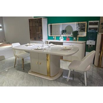 Foshan Wholesale Modern Restaurant Wood Dining Table Set Wooden Luxury Dining Room Home Furniture - Foshan Cabrini Furniture Co., Ltd. - China