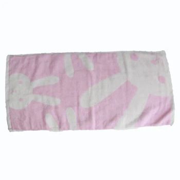 T305 Bunny Cute Knit Cotton Handkerchief 100% Cotton Custom Face Towels - Con-Star (Tianjin) International Trading Ltd. - China