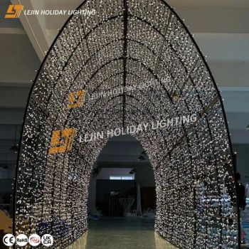 IP65 Waterproof LED Outdoor Christmas Decoration 3D Tunnel Motif Lights - Wuxi Lejin Electronic & Electrical Co., Ltd. - China