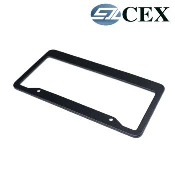 Black Smooth Durable Customizable Car License Plate Frame Plastic License Plate Frame - Qingdao Chengenxin Industry and Trade Co., Ltd. - China