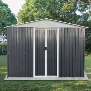 10X8FT Outdoor Garden Storage Shed Backyard Metal Portable Mobile Sheds - Laizhou Huiding Hardware Co., Ltd. - China