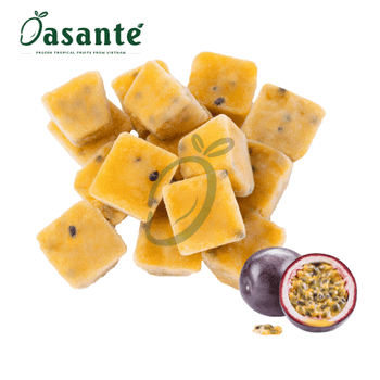 Frozen Passion Fruit Seedless Cube Origin Vietnam Product Type Fruits & Vegetables - SANTE DALAT COMPANY LIMITED - Vietnam