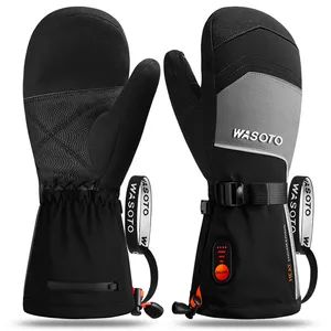 Men and Women's Rechargeable Heated Thermal Ski Gloves with Waterproof Touchscreen & Windproof Design for Winter Outdoor Sports - Shenzhen Simcos Technology Co., Ltd. - China